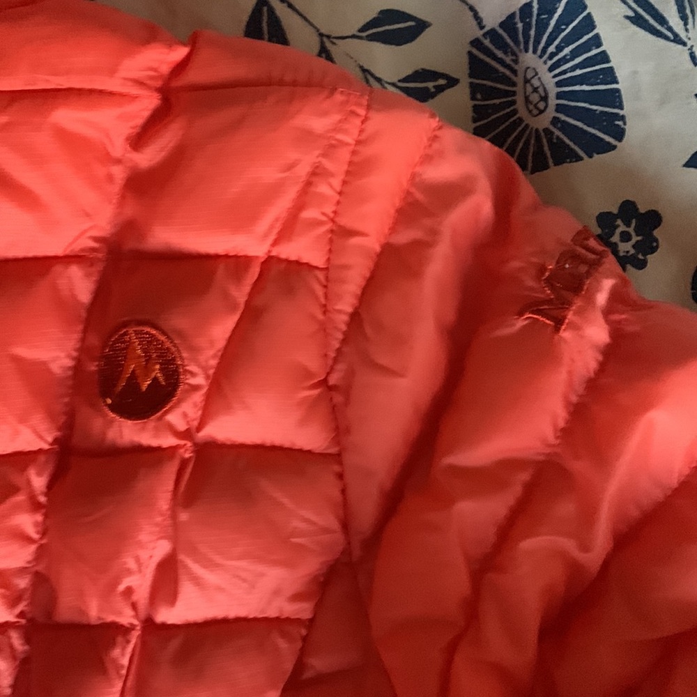 Orange Marmot Synthetic Down Jacket - Picture 3 of 4